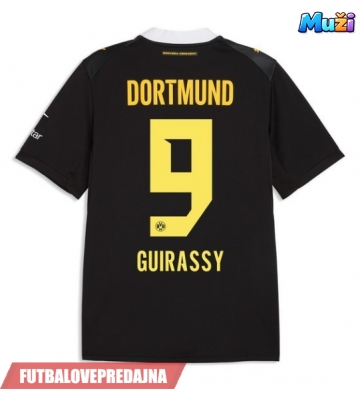 Lacne Muži Futbalové dres Borussia Dortmund Serhou Guirassy #9 2026-27 Krátky Rukáv - Preč